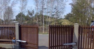Купить распашные ворота из штакетника Краснокамск, цена от 2745 руб.